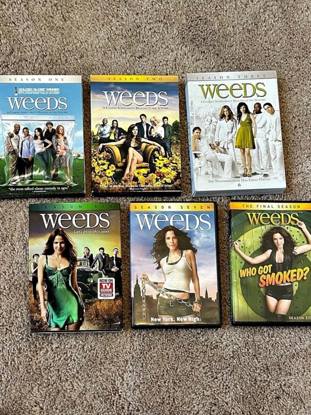 Lionsgate Weeds TV Series DVD Lot (Seasons 1-3, 6-8)